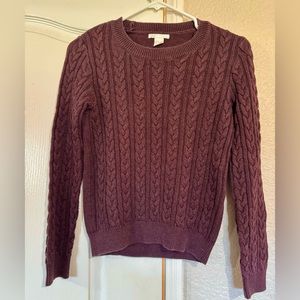 H&M Basic cable wedge sweater
